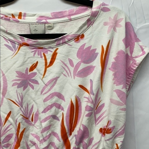Postcard Anthropologie Floral ruched Top med - Picture 3 of 5
